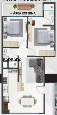 Apartamento, 2 quartos, 63 m² - Foto 5