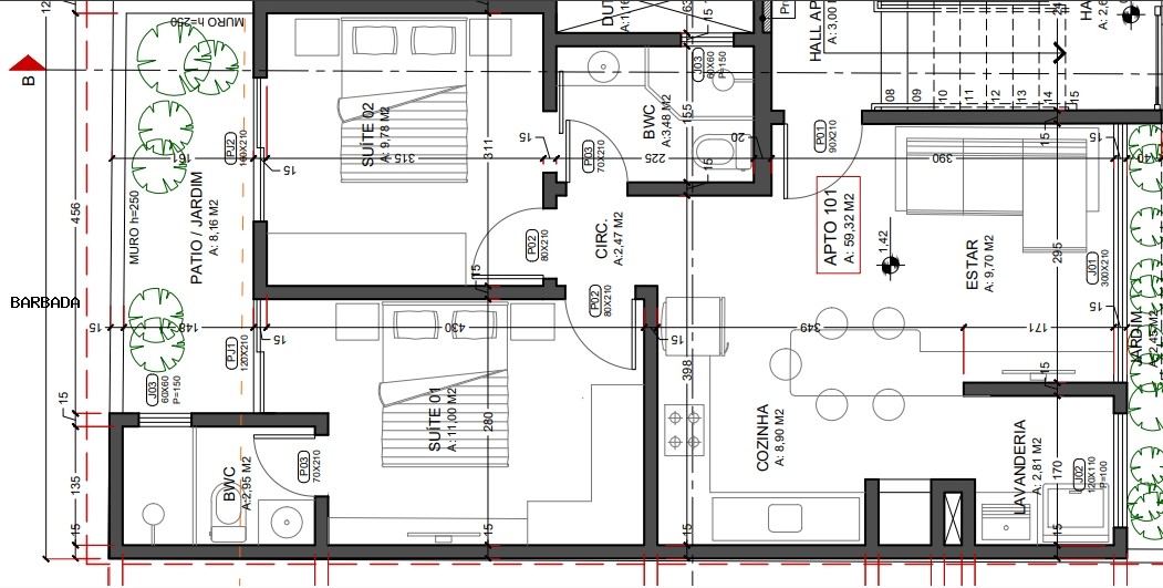 Apartamento, 2 quartos, 69 m² - Foto 2